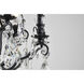 Canada LED 25.9 inch Matte Black Chandelier Ceiling Light